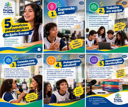 5 benefícios da rádio escolar — Rádio Escolar, Escola em Rede