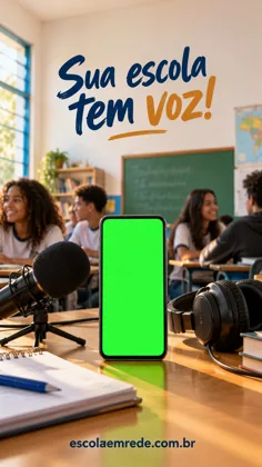 A voz da escola em destaque — Rádio Escolar, Escola em Rede