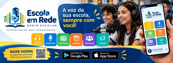 Escola em rede: voz da comunidade — Rádio Escolar, Escola em Rede
