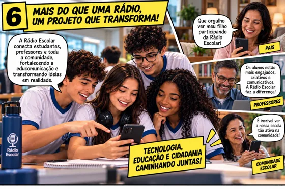 Rádio escolar: conectando a comunidade — Rádio Escolar, Escola em Rede