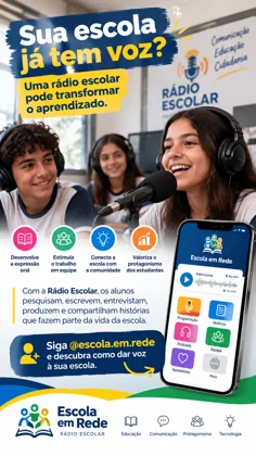 Rádio escolar: dê voz à sua escola — Rádio Escolar, Escola em Rede