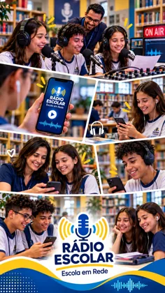 Rádio escolar: escola em rede — Rádio Escolar, Escola em Rede