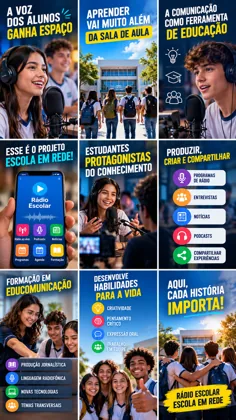 Rádio escolar: vozes que transformam — Rádio Escolar, Escola em Rede