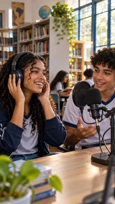 Sintonia na rádio escolar — Rádio Escolar, Escola em Rede